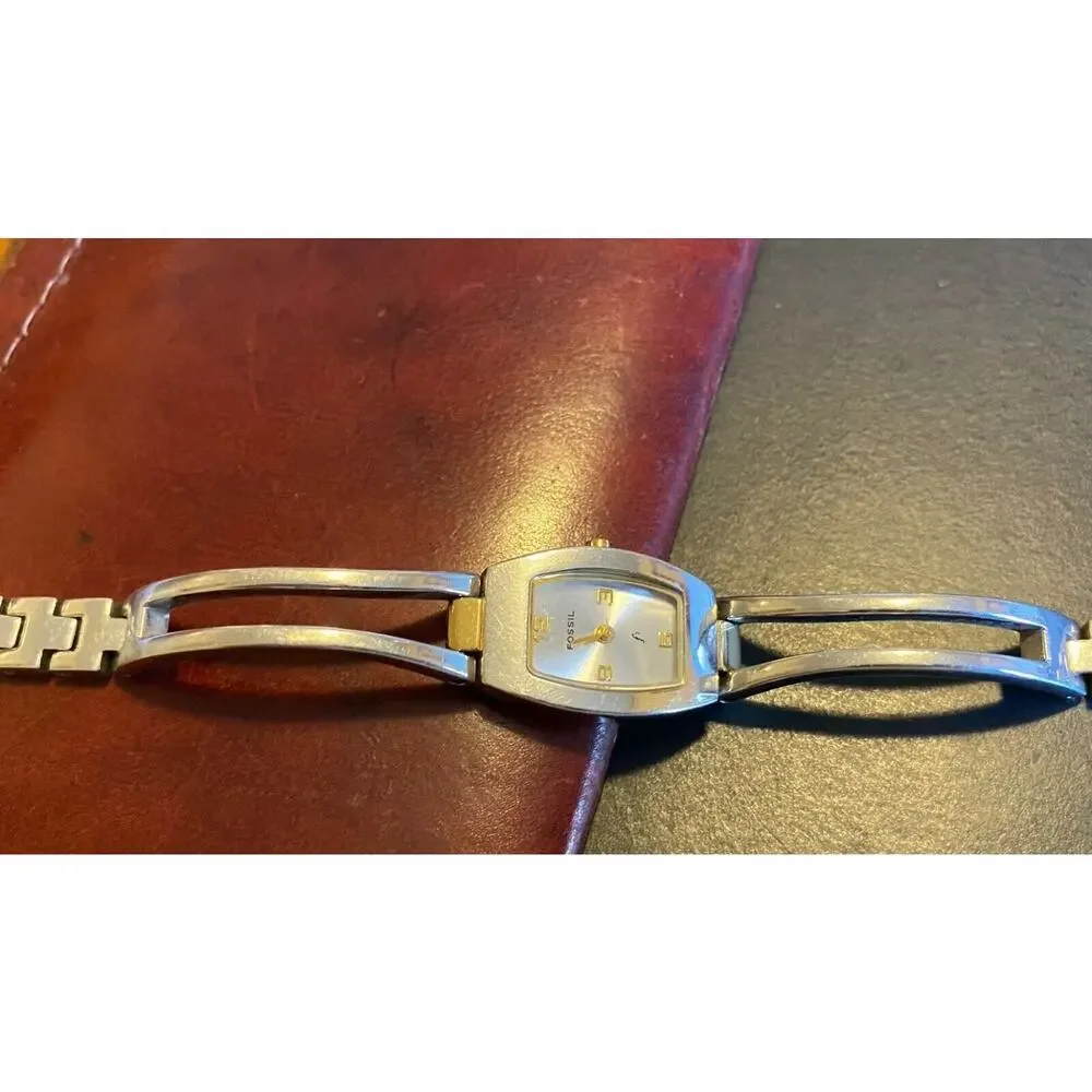 Women's Silver Tone Fossil F2 Watch, All Stainless, WR to 30M